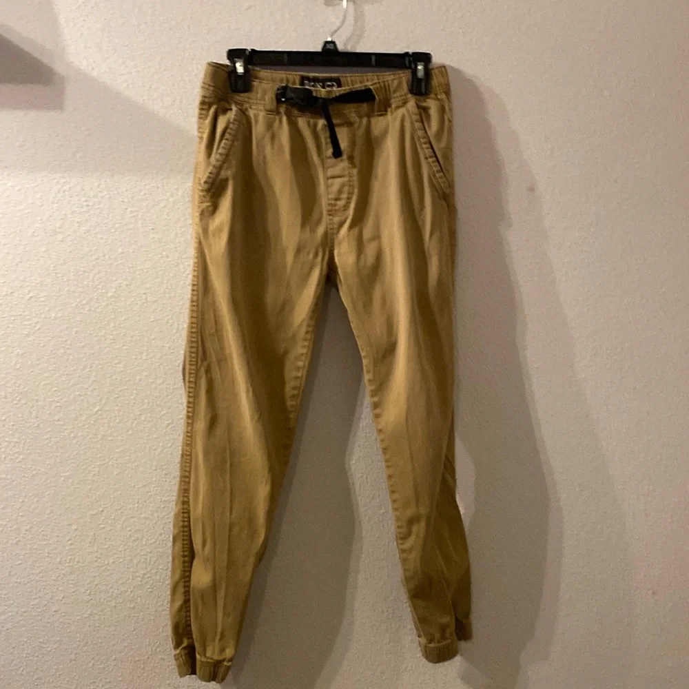 Iron Co khaki jogger pants size small